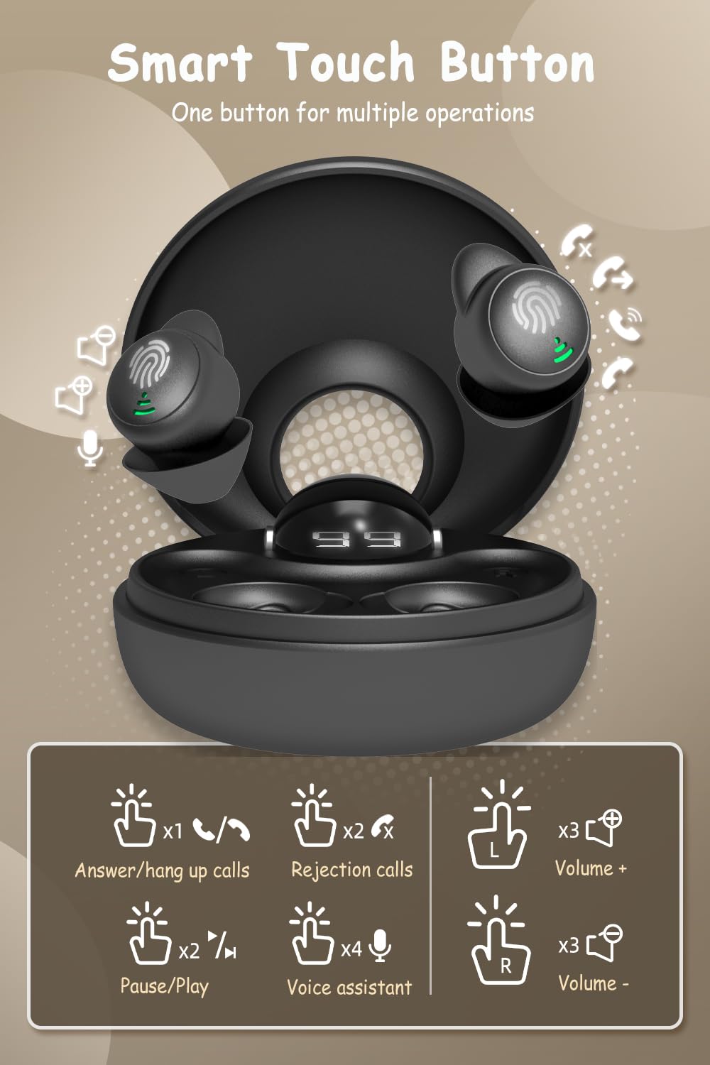 Amazon.co.jp: 寝ホン ワイヤレス Bluetooth5.3 睡眠改善 睡眠用